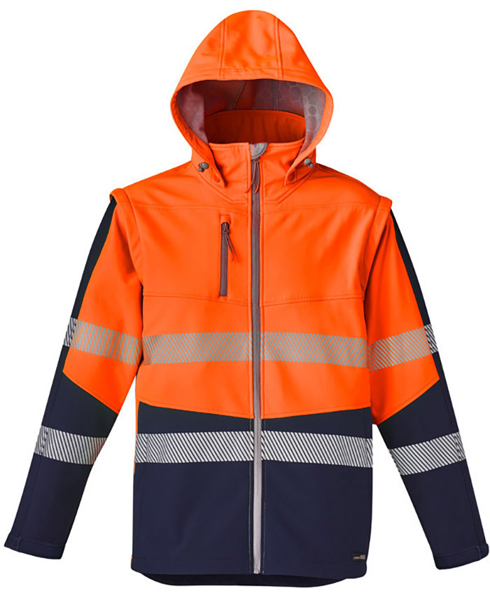 WORKWEAR, SAFETY & CORPORATE CLOTHING SPECIALISTS - Unisex Streetworx 2 in 1 Stretch Softshell Taped Jacket