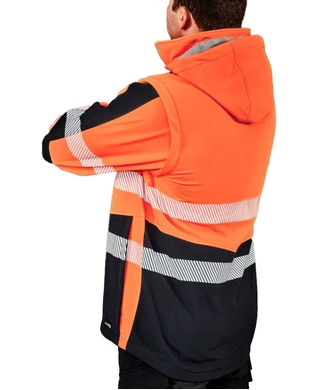 WORKWEAR, SAFETY & CORPORATE CLOTHING SPECIALISTS - Unisex Streetworx 2 in 1 Stretch Softshell Taped Jacket
