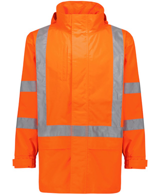 WORKWEAR, SAFETY & CORPORATE CLOTHING SPECIALISTS - Mens Hi Vis X Back Ultralite Waterproof Jacket