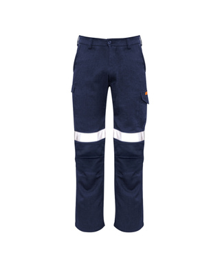 WORKWEAR, SAFETY & CORPORATE CLOTHING SPECIALISTS - Mens Orange Flame Taped Cargo Pant (Regular)