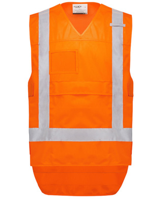 WORKWEAR, SAFETY & CORPORATE CLOTHING SPECIALISTS - Unisex Hi Vis NSW Rail Vest