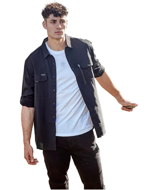 WORKWEAR, SAFETY & CORPORATE CLOTHING SPECIALISTS - Mens Outdoor L/S Shirt