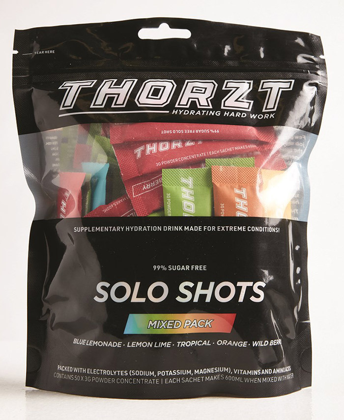 WORKWEAR, SAFETY & CORPORATE CLOTHING SPECIALISTS Sugar Free Solo Shot - 50 x 3gm Sachets - Mixed Flavours