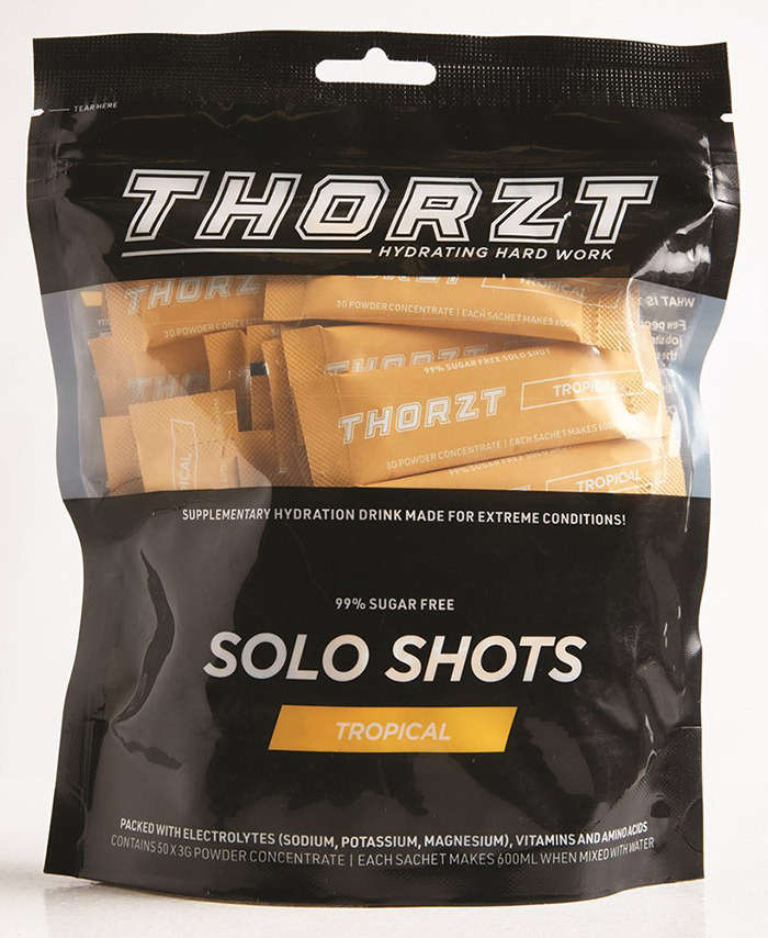 WORKWEAR, SAFETY & CORPORATE CLOTHING SPECIALISTS - Sugar Free Solo Shot - 50 x 3gm Sachets - Tropical