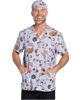 WORKWEAR, SAFETY & CORPORATE CLOTHING SPECIALISTS - Unisex Scrubs Hat-Snoopy Funday-One Size