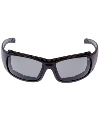 WORKWEAR, SAFETY & CORPORATE CLOTHING SPECIALISTS - ARMOUR RS5066 MBL.SM - Matt Black Frame, Smoke Lens - Semi Functional Goggles