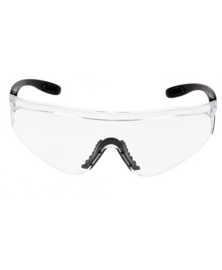 WORKWEAR, SAFETY & CORPORATE CLOTHING SPECIALISTS - FLARE RS5959+V MBL.C - Matt Black Frame, Clear Lens - Safety Glasses