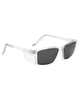 WORKWEAR, SAFETY & CORPORATE CLOTHING SPECIALISTS - TWISTER S RS242S C.SM - Clear Frame, Smoke Lens - Professional Series