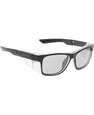 WORKWEAR, SAFETY & CORPORATE CLOTHING SPECIALISTS - SPARKIE - Matt Black / Smoke Safety Glasses