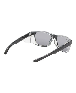 WORKWEAR, SAFETY & CORPORATE CLOTHING SPECIALISTS - SPARKIE RSP545X MBL.SM - Matt Black Frame, Smoke Polarized Lens - Safety Polarized