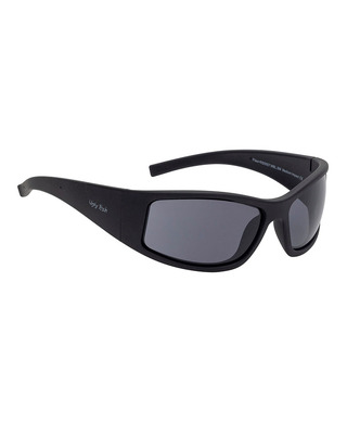 WORKWEAR, SAFETY & CORPORATE CLOTHING SPECIALISTS - FLEX RSU5507 MBL.SM - Matt Black Frame, Smoke Lens - Unbreakable Safety Sunglasses