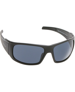 WORKWEAR, SAFETY & CORPORATE CLOTHING SPECIALISTS - TRADIE - Matt Black Frame, Smoke Lens - Safety Sunglass