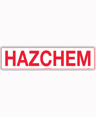 WORKWEAR, SAFETY & CORPORATE CLOTHING SPECIALISTS - 600x150mm - Metal - Hazchem