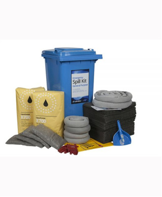 WORKWEAR, SAFETY & CORPORATE CLOTHING SPECIALISTS - 240 ltr Standard general purpose spill kit-Blue-240L