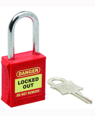 WORKWEAR, SAFETY & CORPORATE CLOTHING SPECIALISTS - 42mm Premium Red Safety Lockout