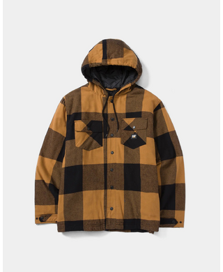 WORKWEAR, SAFETY & CORPORATE CLOTHING SPECIALISTS - Hooded Flannel Shirt Jac