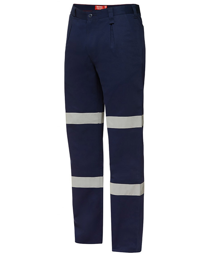 WORKWEAR, SAFETY & CORPORATE CLOTHING SPECIALISTS - Foundations - Cotton Drill Pant with 3M Tape