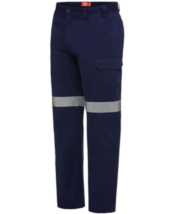 WORKWEAR, SAFETY & CORPORATE CLOTHING SPECIALISTS - Core - Mens L/Weight Drill Cargo Pant w/Tape