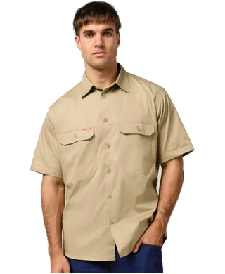 WORKWEAR, SAFETY & CORPORATE CLOTHING SPECIALISTS - Core - Mens S/S L/weight Ventilated Shirt