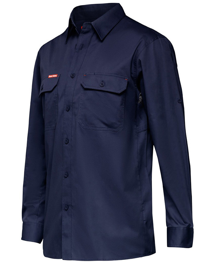 WORKWEAR, SAFETY & CORPORATE CLOTHING SPECIALISTS - Core - Mens L/S L/weight Ventilated Shirt