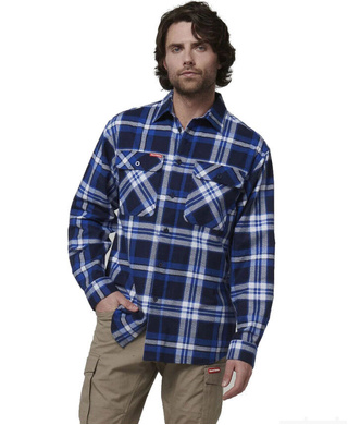 WORKWEAR, SAFETY & CORPORATE CLOTHING SPECIALISTS - L/SL CHECK FLANNEL