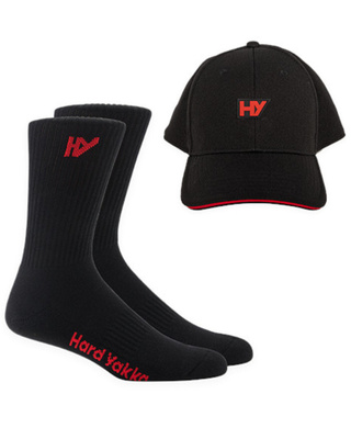 WORKWEAR, SAFETY & CORPORATE CLOTHING SPECIALISTS - Red Collection - 2PK SOCK FLEX FIT BUNDLE PACK