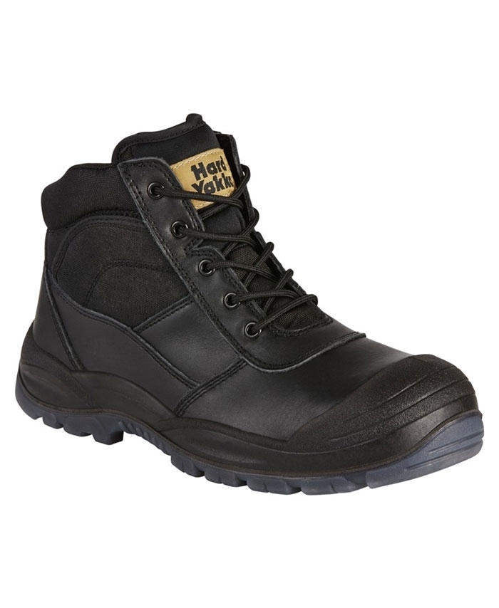WORKWEAR, SAFETY & CORPORATE CLOTHING SPECIALISTS - Foundations - Utility Side Zip Boot - Black