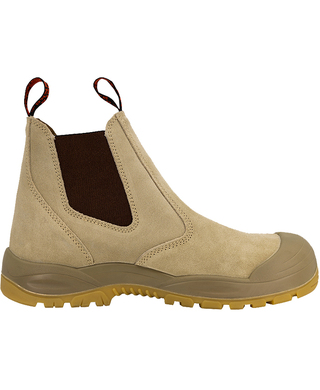 WORKWEAR, SAFETY & CORPORATE CLOTHING SPECIALISTS - Red Collection - Gusset Boot - Sand Suede